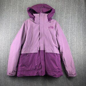 The North Face Jacket Womens XL Purple 3-in-1 Hooded Ski Snow Winter Coat